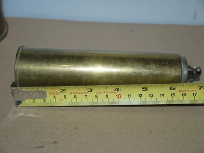 WW2 lot 469n 1941 DATED TRENCH ART TABLE LIGHTER SHELL CASE - Image 1 of 4
