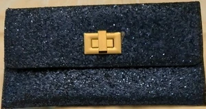 Striking Estee Lauder Blue Sparkle Clutch for Special Occasions - Picture 1 of 5