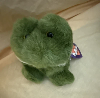 PUFFKINS Vintage Lily The Frog Peluche Coleccionable Lindo y Suave 6600 Nuevo de Lote Antiguo Foto 1 de 4