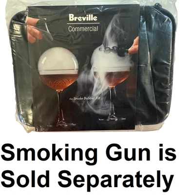 Kit de bar de cócteles de burbujas de humo para usar con pistola para fumar Breville CSM001BLK0NNA1 Foto 1 de 4