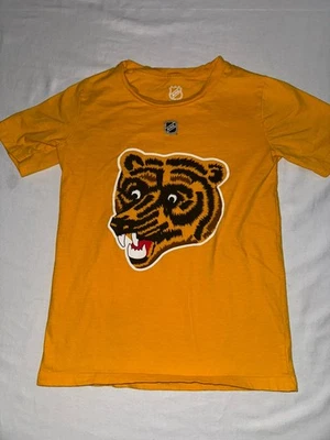 Camiseta NHL Boston Bruins Amarilla Juvenil Pequeña Foto 1 de 3