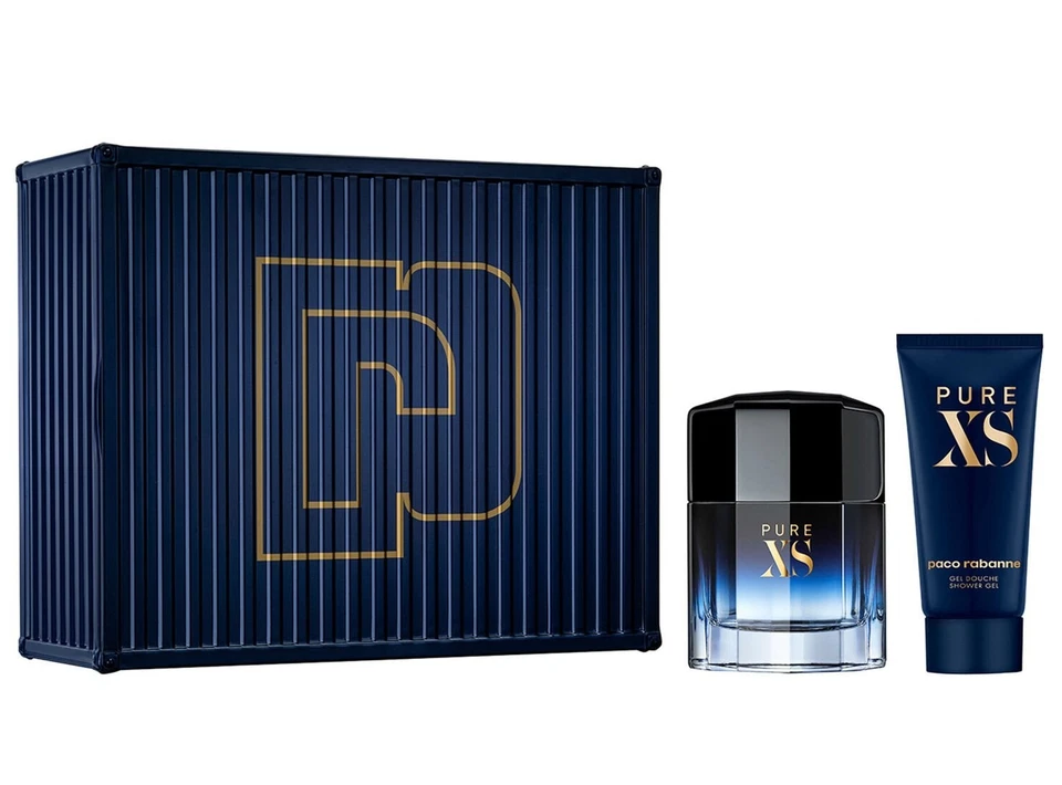 Paco Rabanne XS PURE SET: Edt 3.4 OZ + SG 3.4 OZ Nuevo En Caja Foto 1 de 1