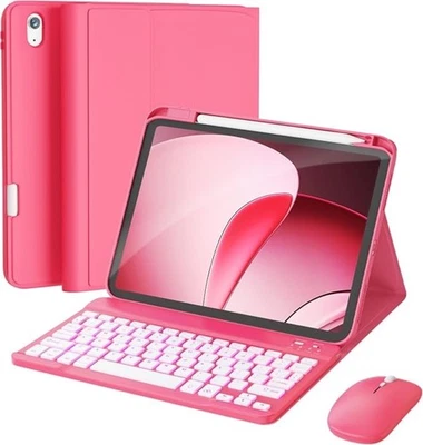 Apple iPad A16 Keyboard Case - Detachable Backlight Keyboard Case With Mouse  - Image 1 of 4