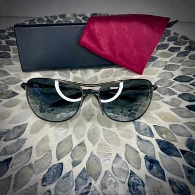 Oakley Mens Crosshair Ti Sunglasses Titanium Polarized Lens OO6014-02 61-15-127 - Image 1 of 4