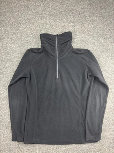 Mountain Hardwear Pullover Womens Medium Black Half Zip Fleece Jacket Outdoors - Picture 1 of 6