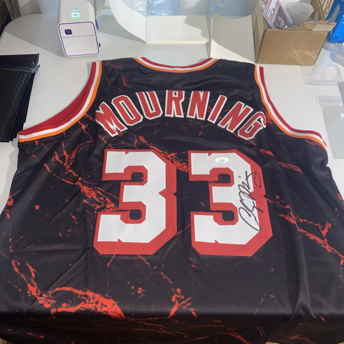 Alonzo Mourning NBA Autographed Jerseys for sale | eBay