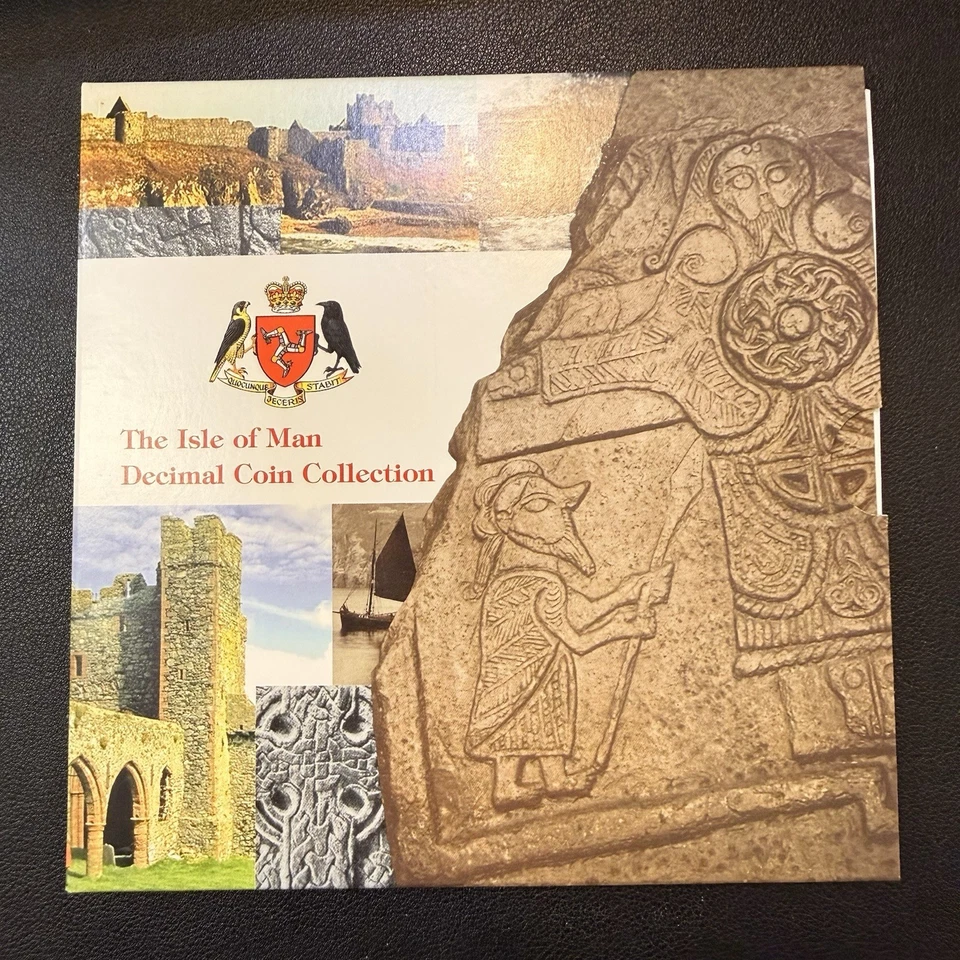 Isle of Man 2000 IOM Decimal Coin Collection 9 coin Set £5 - NT1704 - Image 1 of 2