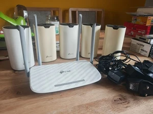 TP-Link Archer Ac1200  A5 router + 5x  S4R Home WiFi mesh system.  - Picture 1 of 6