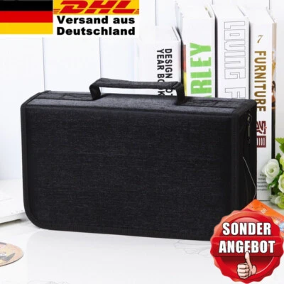 128er CD-Tasche DVD Mappe Wallet Ordner Case Aufbewahrung Box Hülle Tragetasche - Bild 1 von 4