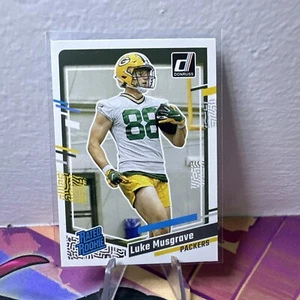 Tarjeta base de novato de fútbol americano Panini Donruss 2023 con clasificación Luke Musgrave #336 - Packers - Imagen 1 de 1