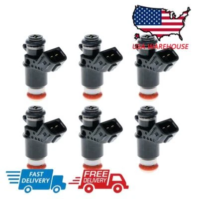 Inyectores de combustible 16450-MCA-003 6 piezas para Honda 2001-2017 Goldwing 1800 GL1800 Foto 1 de 4