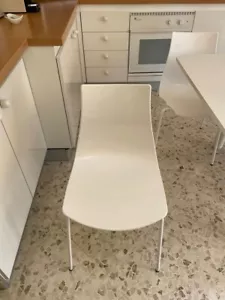 sedie calligaris bianche, modello ice, firmate Connubia - Foto 1 di 9