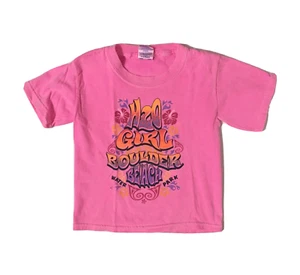 H2O Girl Boulder Beach Water Park Gildan Girls T Shirt Size XS Pink - Picture 1 of 4