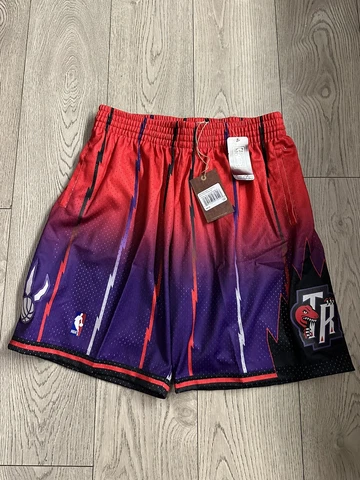 Mitchell N Ness Toronto Raptors Fadeaway Swingman 1998 Shorts Size Large Cover