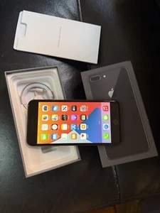 Apple iPhone 8 Plus-64gb CZARNY Odblokowany RZADKI IOS 14.7.1- 100% 🔋 SZYBKA WYSYŁKA - Zdjęcie 1 z 8