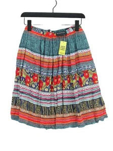 MinkPink Women's Midi Skirt XS Multi Floral 100% Viscose Midi A-Line - Picture 1 of 5