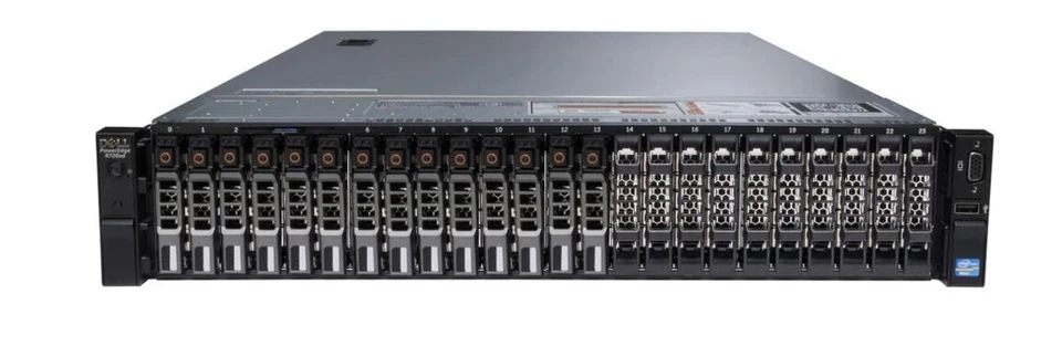 Dell PowerEdge R720xd 2x 8C E5-2650 2GHz 192GB RAM 14x 600GB 2x 300GB HDD Server - Image 1 of 1