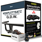Produktbild - Für MITSUBISHI Outlander III GG_W,GF_W Anhängerkupplung starr +eSatz 7pol 12-