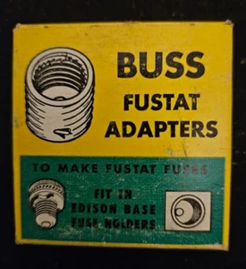 BUSS FUSTAT ADAPTERS SA1 Box of 4 New Surplus - Picture 1 of 2