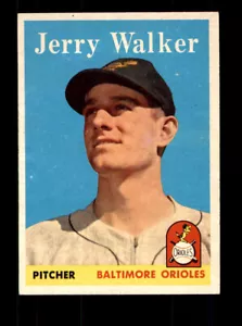 1958 Topps #113 Jerry Walker quasi nuovo - Foto 1 di 2