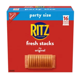 RITZ Fresh Stacks Crackers originali, formato festa, snack da viaggio, 23,7 once (16 Mult - Foto 1 di 12