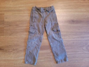 Sonoma Khaki Cargo Pants Adjustable Waist Boys Size 5 - Picture 1 of 3