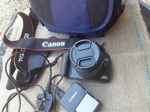 Canon EOS 450D DSLR Camera+18-55mm lens+bag+2 batteries+charger+SD card+strap - Picture 1 of 12
