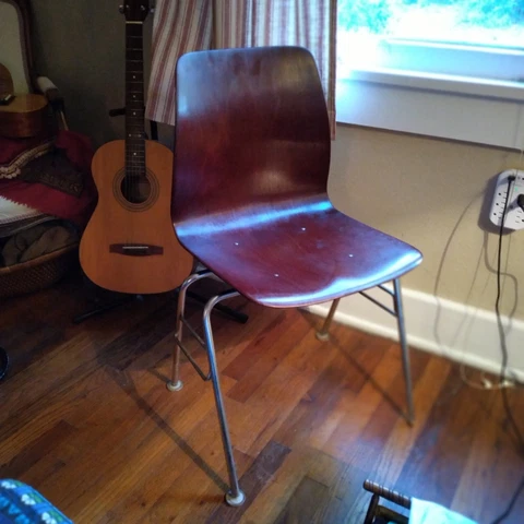 Vintage 1960s Pagholtz West Germany Chair Mid Century Modern Cover