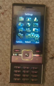 sony ericsson t715a vintage ancien curseur mobile collector rare téléphone portable 2009 - Photo 1 sur 15