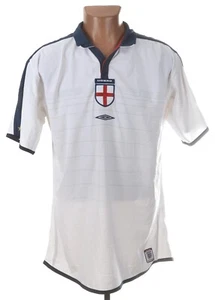 CAMISETA DE FUTBOL LOCAL SELECCIÓN INGLATERRA 2003/2005 UMBRO TALLA XL - Imagen 1 de 10