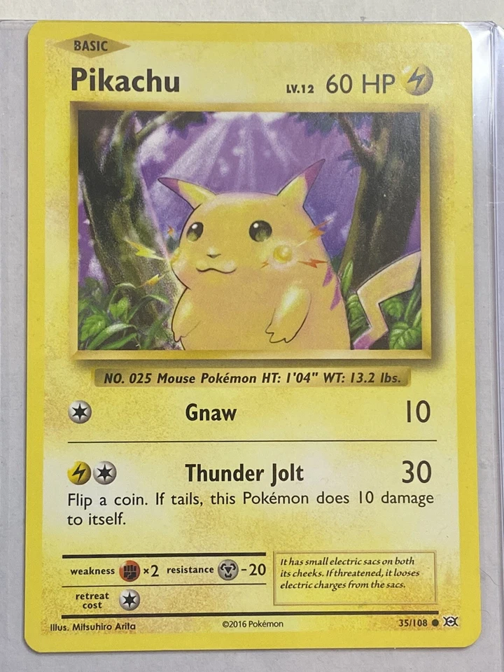 Pikachu 35/108 Evolutions Regular