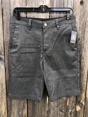 NWT $50 Volcom Vmonty Stretch Chino Shorts Grey Sz 28 - Image 1 of 4