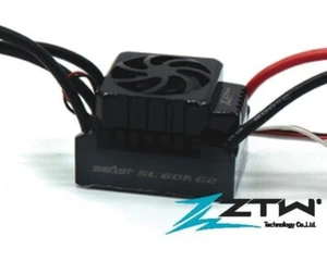 ZTW Elektronisch Fahrtregler Brushless 1/10 2-3S Beast G2 60A ZTW4106023  - Bild 1 von 1