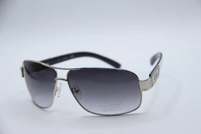 NUEVO ADIVINAR HU6747 10B PLATA BLANCO DEGRADADO AUTÉNTICO DISEÑADOR GAFAS DE SOL 65-12 Foto 1 de 4