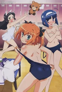 poster promo Kaitou Tenshi Twin Angel R-15 anime Minazuki Haruka Narukara Fukune - Picture 1 of 2