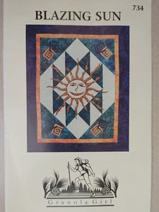 Granola Girl Quilt Pattern 734 Blazing Sun Applique 33" x 41" Debbie Field - Picture 1 of 2