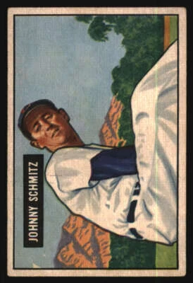 1951 Bowman #69 Johnny Schmitz EX/EX+ Cubs 568007 - Image 1 of 2