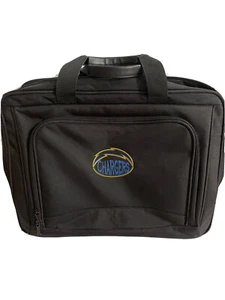 Soren Nylon Rolling Wheeled Briefcase combo Carry On w/telescopic Handle, Black - Picture 1 of 12