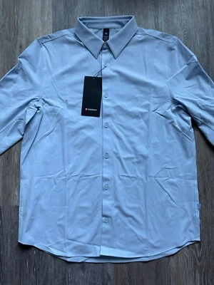Lululemon New Venture Classic-Fit Long Sleeve Shirt, NWT, BLEN, Size L - Image 1 of 4