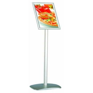 Informationsdisplay »Deco Base« DIN A4, Aluminium silber - Bild 1 von 8
