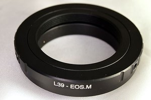 Leica LTM L39 mount lens adapter Ring Canon EOS EF-M Mirrorless cameras M10 M6 5