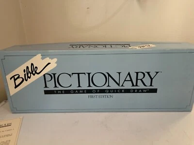 "BIBLE PICTIONARY" GAME-PREOWNED, EX CONDITION-SEE PHOTOS-COMPLETE - Image 1 of 4