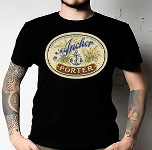 Anchor Porter brewery Essential T-Shirt Unisex ALL SIZE - Picture 1 of 147