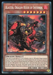 Blaster, Dragon Ruler of Infernos - RA03-EN010 - Collector's Rare - Yugioh - Picture 1 of 1