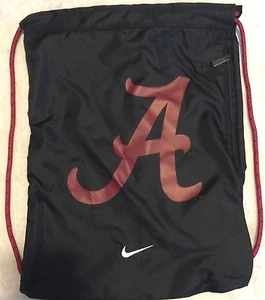 Alabama Crimson Tide Drawstring Backpack by Nike NEW with Earbud hole - Picture 1 of 3