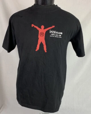 Camiseta Ecko Para Hombres 2XL Doble Lado Camiseta Kai Club Beijing China Crew Logo Hip Hop Foto 1 de 4