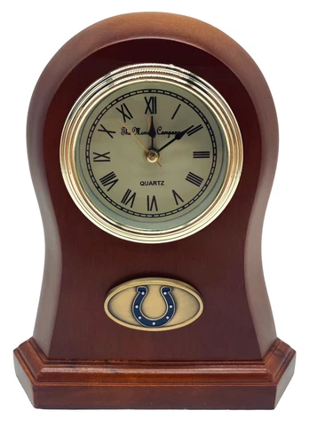 Indianapolis Colts Wood Clock by The Memory Company-New Cover