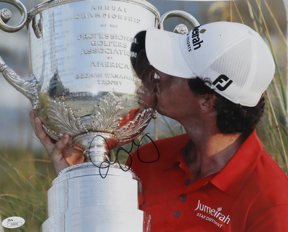 Фотография с автографом Рори Макилроя 11x14 (JSA COA) - B - Изображение 1 из 1