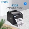 4x6 Thermal Desktop Shipping Label Printer for Small Business Packages ...