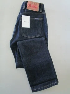 GUESS? 1060 WOMEN'S LOW WAIST BOOT LEG ZIP FLY NON-STRETCH JEANS DARK RINSE - Picture 1 of 12